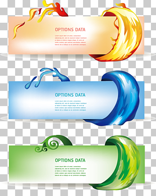 Web banner Euclidean , Dynamic fashion banner creatives, three assorted-color Options Data stickers PNG clipart