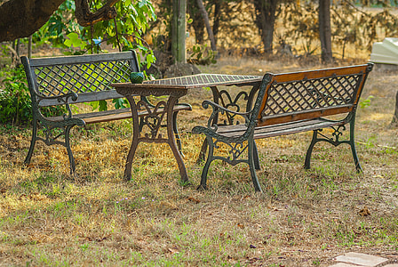 Table And Benches, Garden Furniture thumbnail