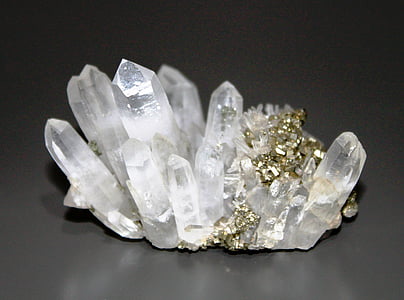 quartz crystal on gray surface thumbnail