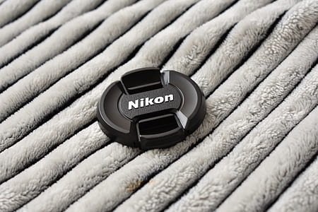 Black Nikon Dslr Camera Lens Cover thumbnail