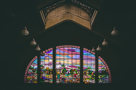 religious stained wall inside building thumbnail