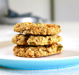 selective focus photography of cookies on plate thumbnail