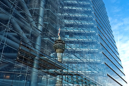low angle photography of glass building thumbnail