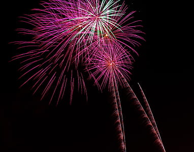 Pink and Green Fireworks thumbnail