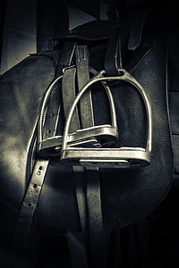 stirrups, saddle, equestrian, horse, leather, sport thumbnail