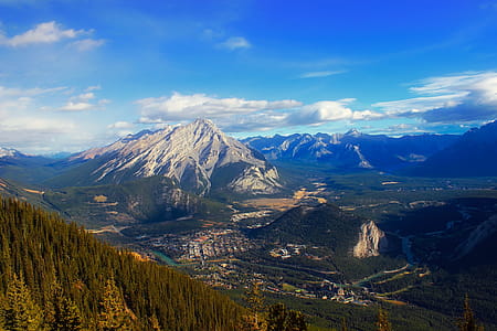 Scenic View of Mountains Against Sky thumbnail