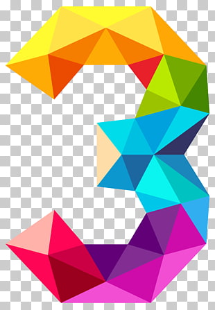 Monochromatic triangle Color Ramsey's theorem Complete graph, Colourful Triangles Number Three , multicolored 3 illustration PNG clipart