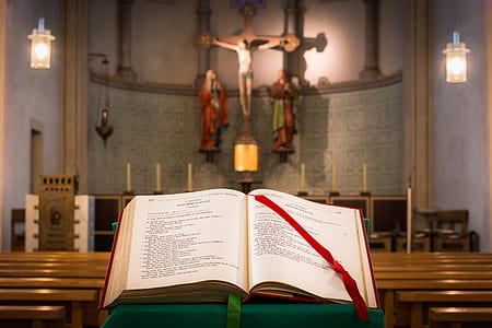opened book inside church thumbnail