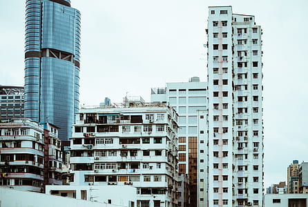 white concrete buildings thumbnail