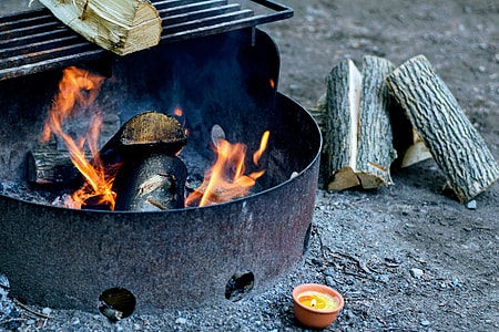 closeup photography of brown dome fire pit thumbnail
