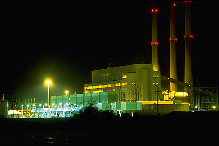 white building during night time thumbnail
