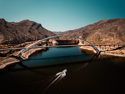 aerial photo of concrete bridge thumbnail