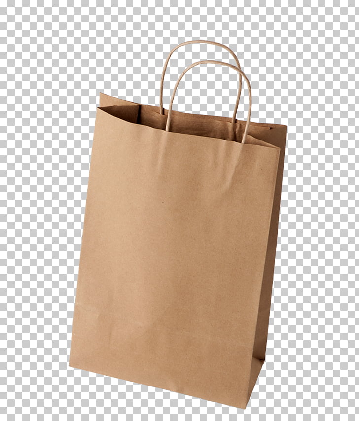 Paper bag Kraft paper, Light brown paper bag, brown shopping bag PNG clipart