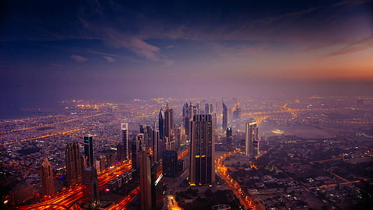 Dubai at sunrise thumbnail