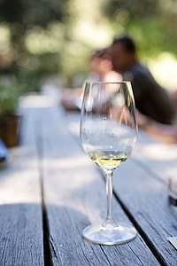 clear wine glass selective focus photography thumbnail