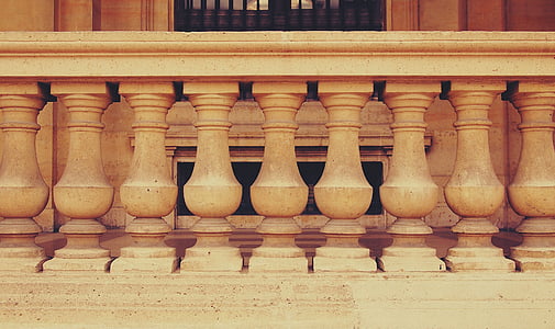 brown wooden balusters thumbnail