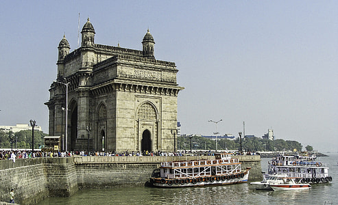 Ships with thousands of people to visit in Mumbai, India thumbnail