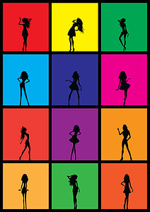 silhouette of woman collage thumbnail