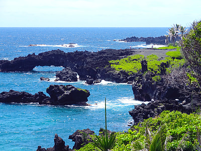 body of water with rock formation thumbnail