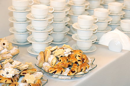 selective focus photo of bread and teacup on table thumbnail