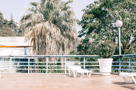 White Lounging Chair thumbnail