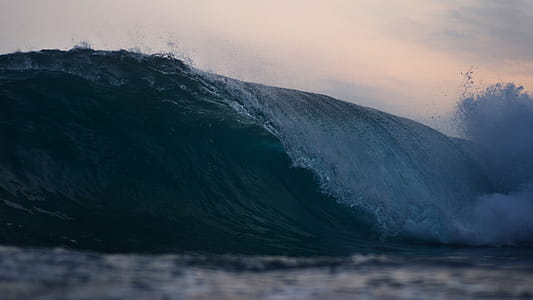 Sea Waves during Golden Hour thumbnail