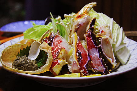 assorted seafood on plate thumbnail