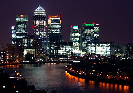 landscape photo of high rise building during nighttime thumbnail