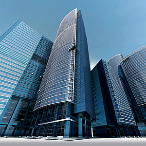 city, skyline, buildings, office thumbnail