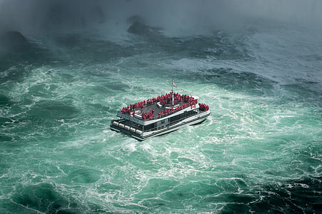 white ship on body of water thumbnail