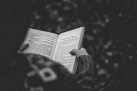 person reading book thumbnail