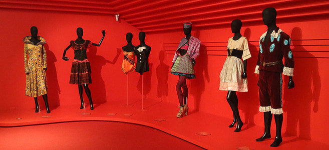 assorted-color clothes on manikin display thumbnail