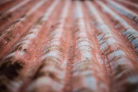 macro photography of rusty galvanized iron sheet thumbnail