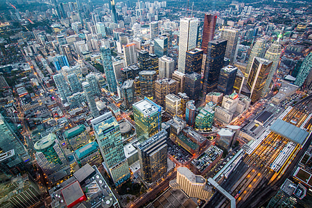 Cityscape shot of Toronto in Canada thumbnail