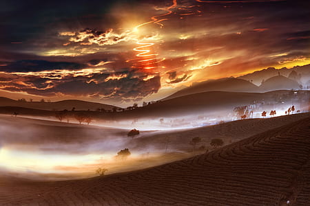 sunrise over the horizon thumbnail