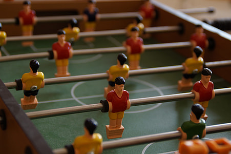 closeup photo of foosball table thumbnail