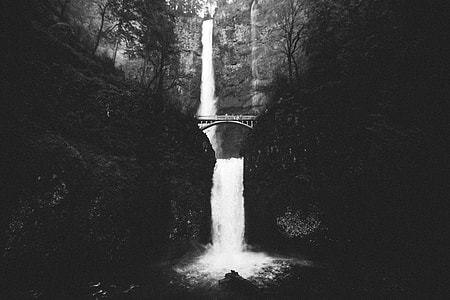 Waterfall in mountains thumbnail