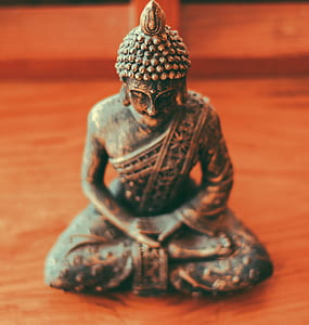 selective focus photography of Gautama Buddha figurine thumbnail