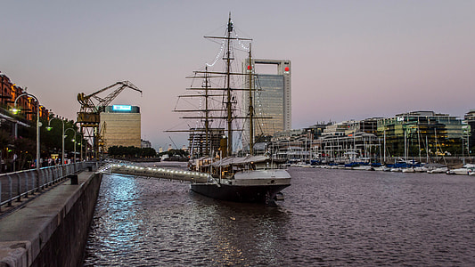 Ship at Puerto Madero in Buenos Aires, Argentina thumbnail