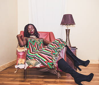 Photo of Woman Sitting On Chair thumbnail