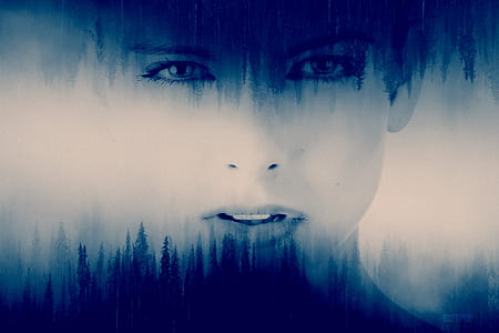 tree silhouette with woman's portrait thumbnail