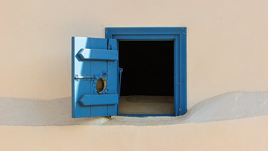 open blue wooden door thumbnail