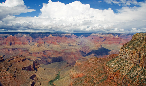 aerial view photography of brown mountains thumbnail