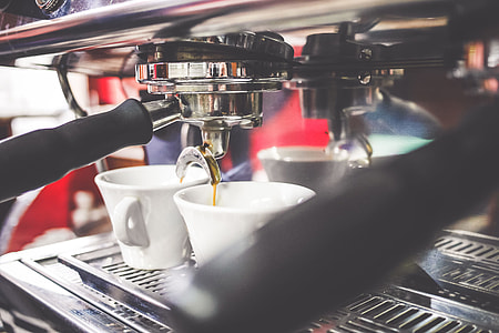 Espresso Machine Making Coffee in Bar thumbnail
