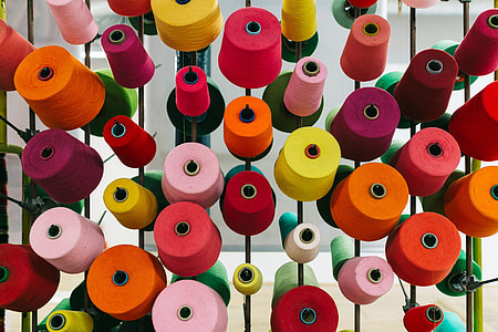 Big colorful Spool of Thread Sewing thumbnail