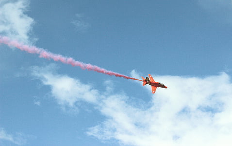 orange plane with pink smoke thumbnail