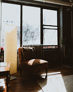 photo of slipper chair near radiator thumbnail