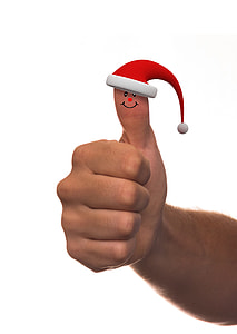 man's right hand thumbs up thumbnail