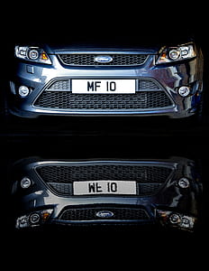 blue Ford car bumper collage thumbnail