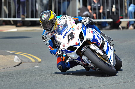 sports bike drifting on curved road thumbnail